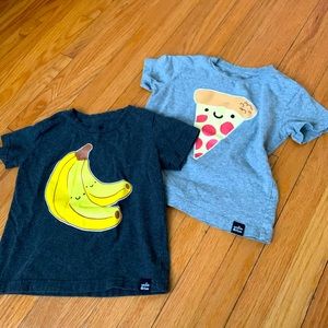 Whistle & Flute tees 🍌 and 🍕